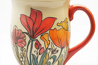 draw a mug or coffee mug design