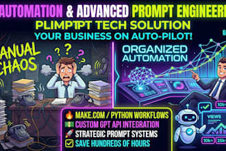 build make com ai automation workflows and custom gpt prompt engineering