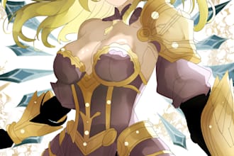 cursed relic crystal magic isekai manga panel dark fantasy style 24h flash
