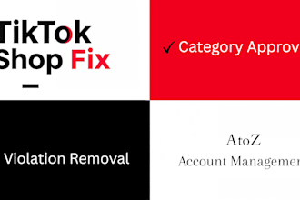 fix your tiktok shop issues, category approval, violation removal