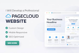 develop pagecloud website for you