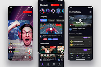 develop music streaming app live streaming app video streaming website