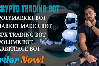 build polymarket bot, market maker bot volume, arbitrage bot, spx trading bot