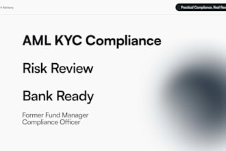 do aml kyc risk review for fintech and crypto