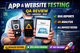 do app testing website testing qa review on ipad iphone and android