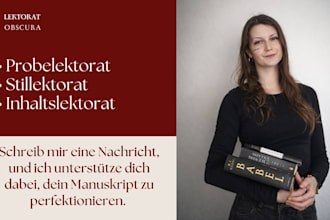 volllektorat für romance und fantasy