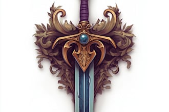 a custom fantasy logo