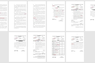 draft legal documents, petitions, contracts, and research