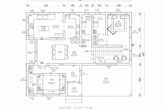create 2d floor plans with furniture layout