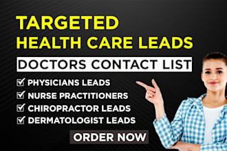 do targeted physician leads dentist leads doctor email list
