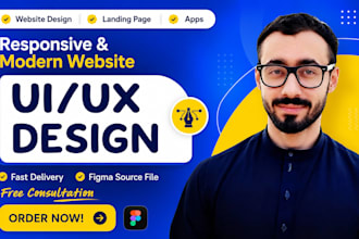 do figma website design, website ui ux design, ui ux design