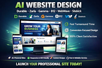 design durable ai zarla gamma sites b12 webwave  snappages sitekick website