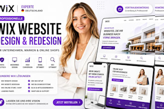 design wix website german wix website redesign wix online store business expert