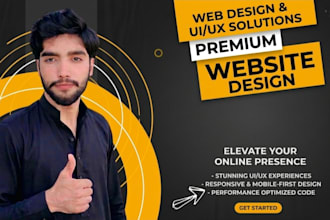 design modern business website for startups and businesses