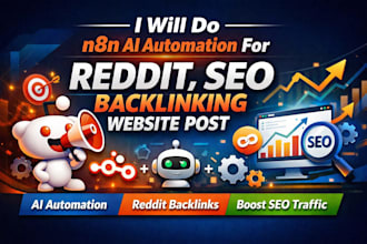 do n8n ai automation for reddit seo backlinking website post