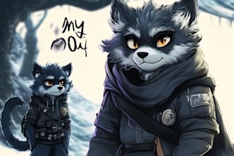 draw art of you furry characters