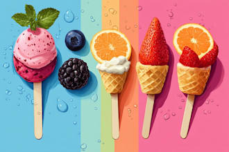 food pop art of your food pop art