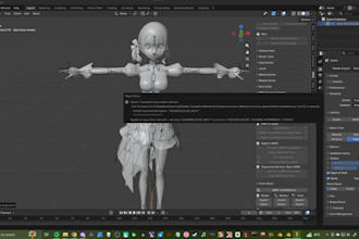 do mmd  model koikatsu garrys mod 3d model rigging 3d model fix 3d character