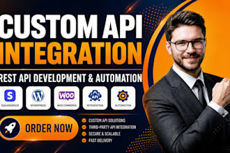 build squarespace api integration, wordpress API, ecommerce api and automation