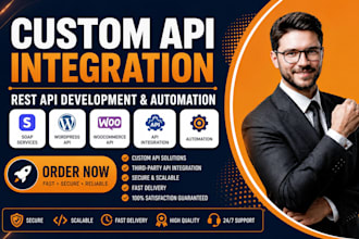 build squarespace api integration, wordpress API, ecommerce api and automation