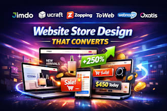 build jimdo ucraft zopping toweb webnode webador oxatis website store design