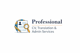 write a professional CV and resume in english or arabic