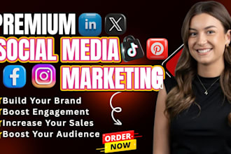 be your ecom social media marketing manager and content creator to boost traffic