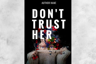 a exclusive premade thriller book cover