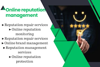 fix your damage online reputation ORM, build brand reputation and reverse seo