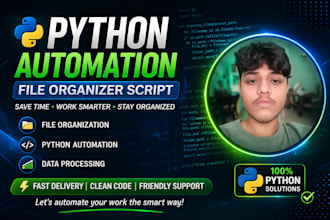automate your tasks using python and organize your files