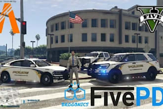 do fivem fivepd cops server based on qbcore nopixel inspired clothe setup