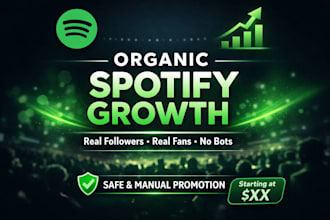 do organic spotify followers growth