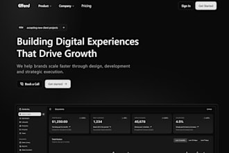 build your saas mvp or business web app in javascript with dashboard and API