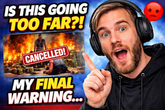 create viral thumbnail for commentary videos