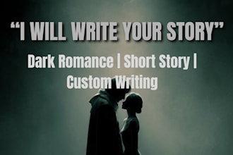 write dark romance and webnovel stories