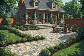 do backyard landscape design, patio, front yard design