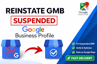 fix google my business profile verification setup and reinstate gmb suspension