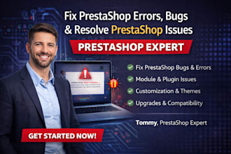fix prestashop errors bugs and resolve prestashop issues