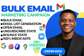 send bulk email blast, build targeted email lists and email marketing campaign