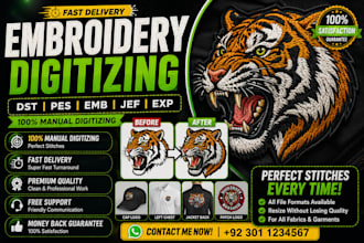 professional embroidery digitizing service