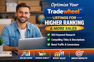 optimize tradewheel product listings SEO for higher ranking  sales