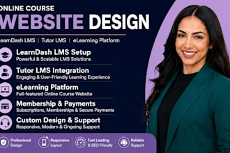 online course website design learndash lms tutor lms and elearning platform