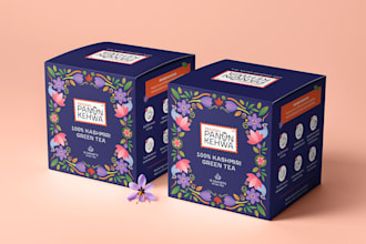 design product packaging and label for your brand