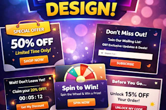create and design a popup for your wix website email template and newsletter