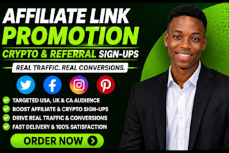 do affiliate referral link promotion crypto link promotion share website link