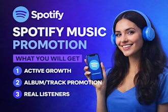 do spotify promotion, spotify music promotion, social marketing, spotify growth