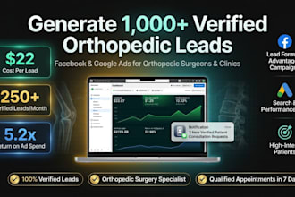 generate verified 1000 orthopedic leads, orthopedic surgery, healthcare leads