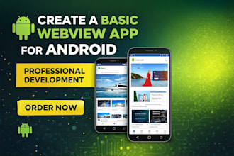 develop an android webview app, app to website