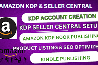 create and fully setup your amazon KDP account for kindle publishing success