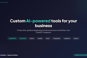 build a custom ai powered internal tool for your business